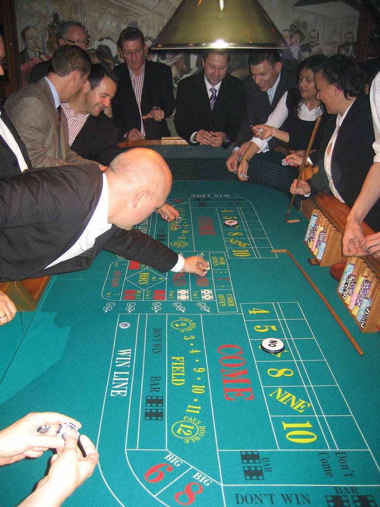 Crapstisch mieten - Mobiles Casino in Berlin