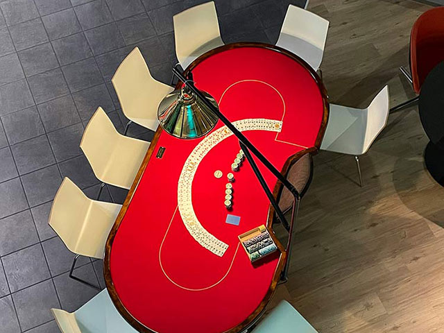 Mobiles Casino | Original handgefertigter Poker-Tisch mieten